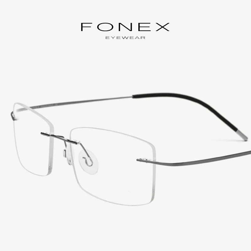 Titanium Alloy Eyeglasses Frame Men Ultralight Square Prescription Myopia Optical Rimless Glasses Frames Man Male Eyewear 76127
Titanium Alloy Eyeglasses Frame Men Ultralight Square Prescription Myopia Optical Rimless Glasses Frames Man Male Eyewear 76127