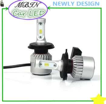 MBIN S2 CSP 40W 6000k 8000LM H4/HB2/9003 front bulb HID replacement LED Headlight fog lamp 12V bright white kits