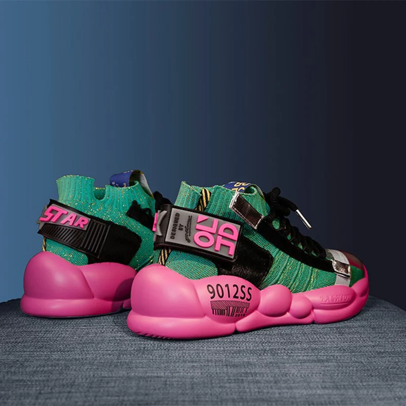 Summer New Clunky Sneaker Women Shoes 2019 Spring Flying and Weaving Breathable Reflective Thick Bottom Leisure Shoe Shoes
Summer New Clunky Sneaker Women Shoes 2019 Spring Flying and Weaving Breathable Reflective Thick Bottom Leisure Shoe Shoes