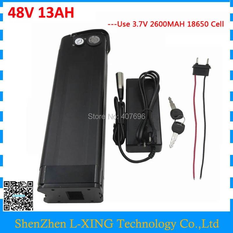 Free customs duty 48v 13ah lithium ion battery 48Volt battery with USB connector black case bottom discharge 54.6V 2A Charger
Free customs duty 48v 13ah lithium ion battery 48Volt battery with USB connector black case bottom discharge 54.6V 2A Charger