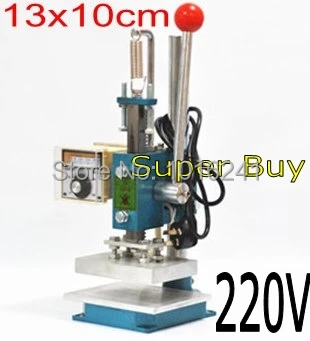 Hot foil stamping machine and leather debossing machine 2 in 1 combo, 10x13cm 220V
Hot foil stamping machine and leather debossing machine 2 in 1 combo, 10x13cm 220V