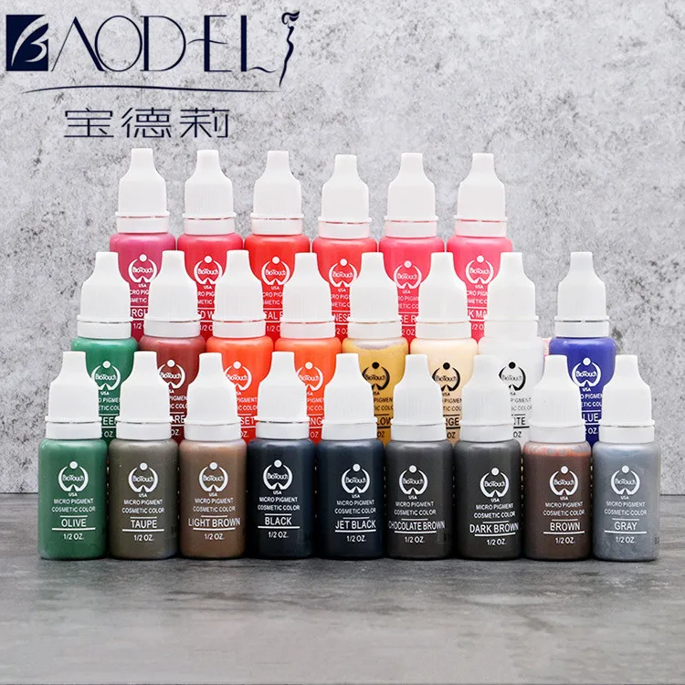 23 Pcs Tattoo Pigment Permanent Color Tattoo Ink Set Easy To Colour 15ml Cosmetic 23 Color Tattoo Ink Set For Eyebrow Eyeliner
23 Pcs Tattoo Pigment Permanent Color Tattoo Ink Set Easy To Colour 15ml Cosmetic 23 Color Tattoo Ink Set For Eyebrow Eyeliner