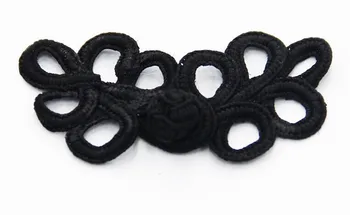 20set Craft Handmade Fabric Black Braided Hollow Leaf Button Sewing On Chinese Frog Closure Fastener Knot Button NK44
20set Craft Handmade Fabric Black Braided Hollow Leaf Button Sewing On Chinese Frog Closure Fastener Knot Button NK44