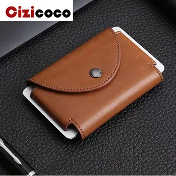 Crazy horse PU leather Credit Card Holder Blocking Reader Lock Bank Card Holder Aluminium Id Card Case Protection Metal Wallet
Crazy horse PU leather Credit Card Holder Blocking Reader Lock Bank Card Holder Aluminium Id Card Case Protection Metal Wallet