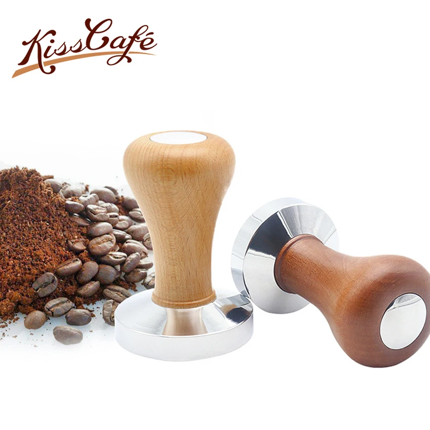 49/51/53/58mm Steel Base Chacate Preto Wood Handle Tamper Coffee Powder Hammer Customized Coffee Accessories Espresso Tamper
49/51/53/58mm Steel Base Chacate Preto Wood Handle Tamper Coffee Powder Hammer Customized Coffee Accessories Espresso Tamper