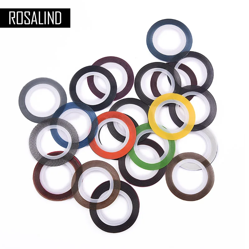 ROSALIND Nail Art Striping Tape 30pcs/lot Rolls Mixed Colors Gel Line Art Tips Decoration Beauty Nail Rolls Accessories
ROSALIND Nail Art Striping Tape 30pcs/lot Rolls Mixed Colors Gel Line Art Tips Decoration Beauty Nail Rolls Accessories