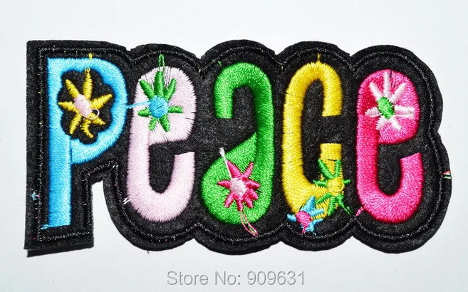 30x - Peace logo mutiple Colors Embroidered Iron On Applique Motif Patch DIY accessory Applique Badge
30x - Peace logo mutiple Colors Embroidered Iron On Applique Motif Patch DIY accessory Applique Badge