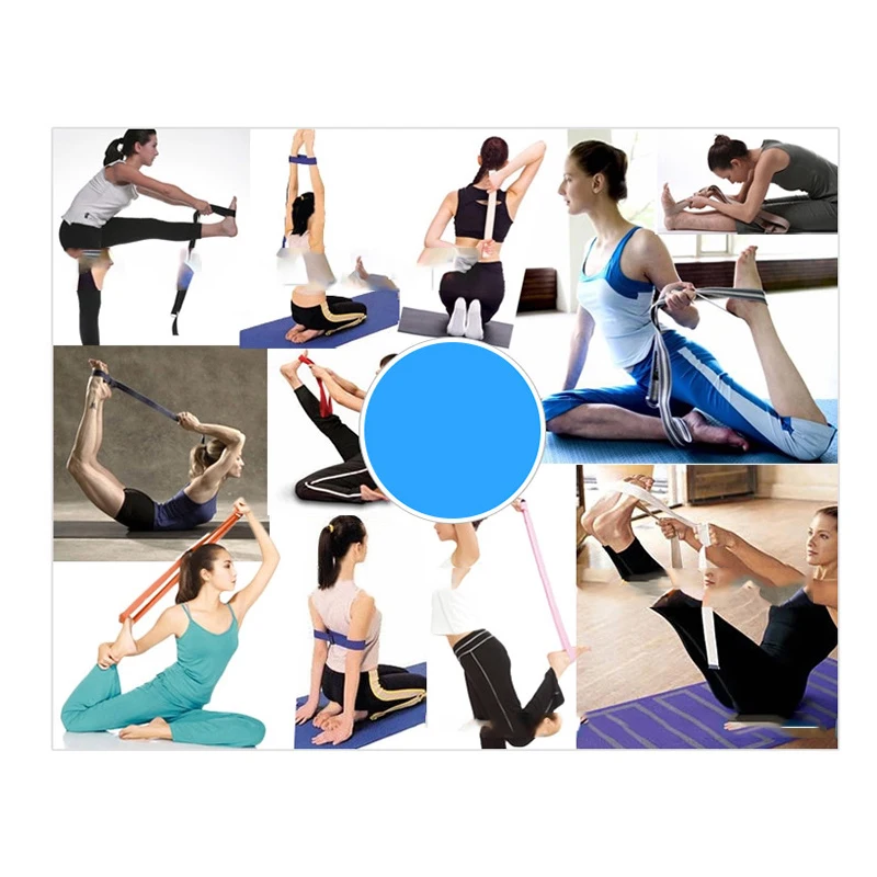 New Sport Yoga Stretch Strap D-Ring Belts Gym Waist Leg Fitness Adjustable Belt New Sport Yoga Stretch Strap D-Ring Belts Gym Waist Leg Fitness Adjustable Belt