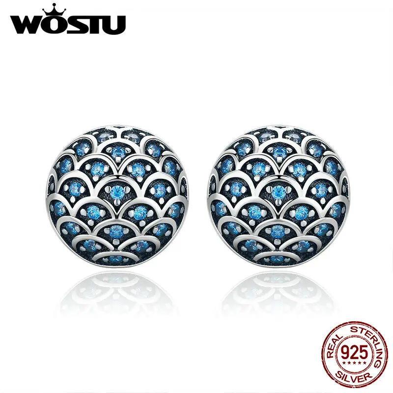 WOSTU Genuine 100% 925 Sterling Silver Legend Of The Sea Clear CZ Stud Earrings for Women Sterling Silver Jewelry Gift FIE239
WOSTU Genuine 100% 925 Sterling Silver Legend Of The Sea Clear CZ Stud Earrings for Women Sterling Silver Jewelry Gift FIE239