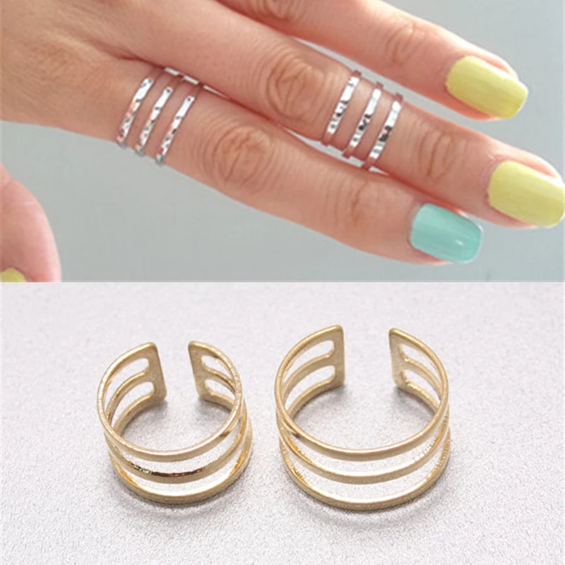 Yiustar Double Round Geometric Open Ring Simple Boho Three Line Rings Jewelry for Women Men Fashion Cute Couple Rings Love Gift
Yiustar Double Round Geometric Open Ring Simple Boho Three Line Rings Jewelry for Women Men Fashion Cute Couple Rings Love Gift