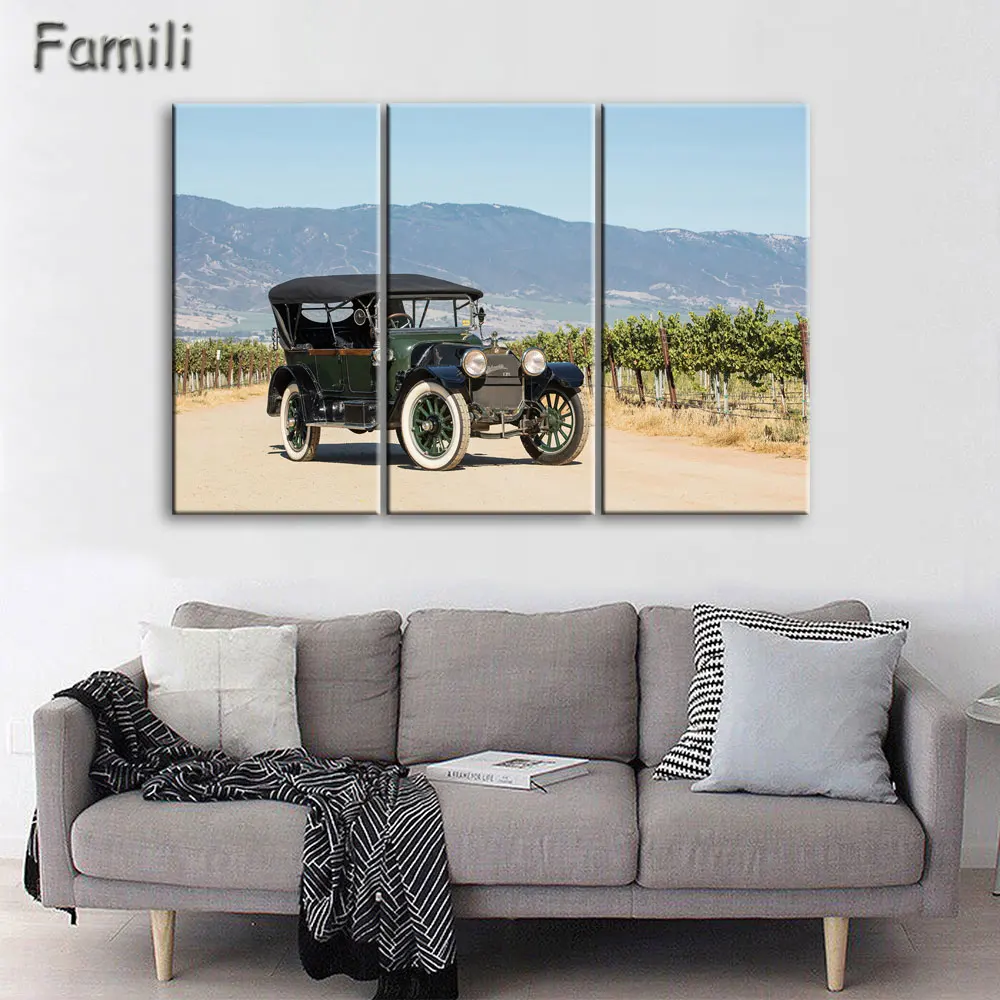3 panel canvas art Retro Old Car Canvas Painting Classic Landscape Car Painting Printed On Canvas
3 panel canvas art Retro Old Car Canvas Painting Classic Landscape Car Painting Printed On Canvas