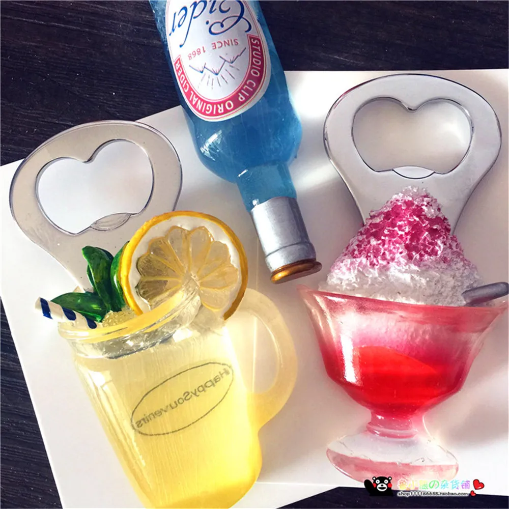3D PVC Fridge Magnets Cute Bottle Opener Juice Lemon Strawberry Cocktail Refrigerator Stickers Kitchen Tool Home Decorations
3D PVC Fridge Magnets Cute Bottle Opener Juice Lemon Strawberry Cocktail Refrigerator Stickers Kitchen Tool Home Decorations