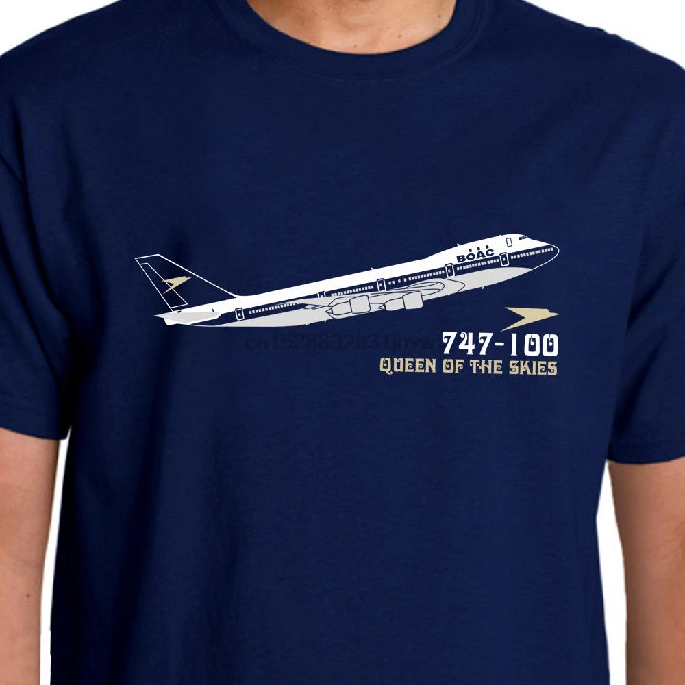 Aeroclassic - Boeing 747 - 100 Boac Livery Airliner T-Shirt Men Lastest 2019 Simple Style Design Men T-Shirt
Aeroclassic - Boeing 747 - 100 Boac Livery Airliner T-Shirt Men Lastest 2019 Simple Style Design Men T-Shirt