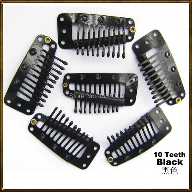 High Quanlity Connectors 10 teeth Large Size DIY Clip Professional Hair Clip Snap Clip with Rubber for Hair Extension -24pcs/pk
High Quanlity Connectors 10 teeth Large Size DIY Clip Professional Hair Clip Snap Clip with Rubber for Hair Extension -24pcs/pk