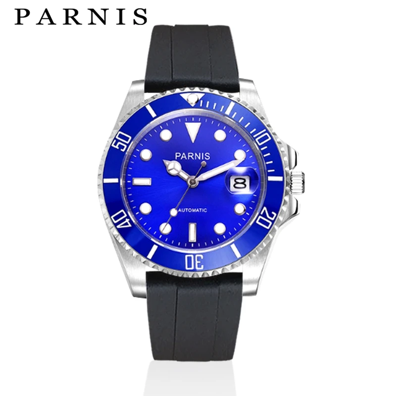 Parnis Watch Men Mechanical Automatic Diving Watches Luxury Sapphire Self Winding mekanik kol saati relogio automatico
Parnis Watch Men Mechanical Automatic Diving Watches Luxury Sapphire Self Winding mekanik kol saati relogio automatico