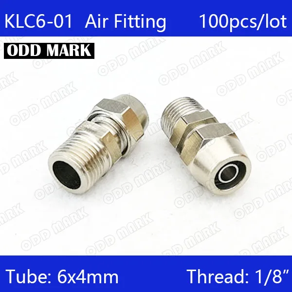 Free shipping BSPT KLC6-01 100pcs 6mm to 1/8" Fast Twist Pneumatic Connectors male straight one-touch fittings
Free shipping BSPT KLC6-01 100pcs 6mm to 1/8" Fast Twist Pneumatic Connectors male straight one-touch fittings