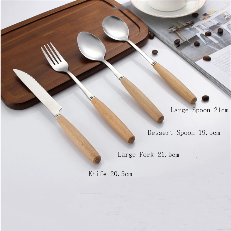 Sales 1PC Wooden Handle Dinnerware Stainless Steel Japanese Style Cutlery Outdoor Picnic School Tableware
Sales 1PC Wooden Handle Dinnerware Stainless Steel Japanese Style Cutlery Outdoor Picnic School Tableware