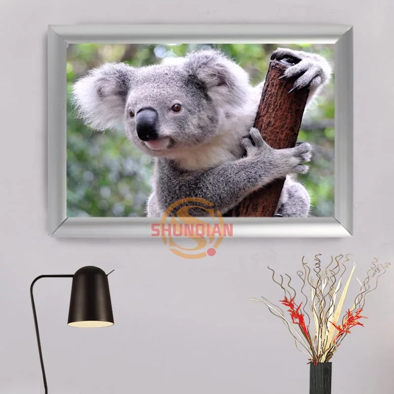 Image Make Your Own Custom Koala Painting Canvas Frame Personal Picture Photos Unique Custom Home Decor Canvas HD Print H0315N27