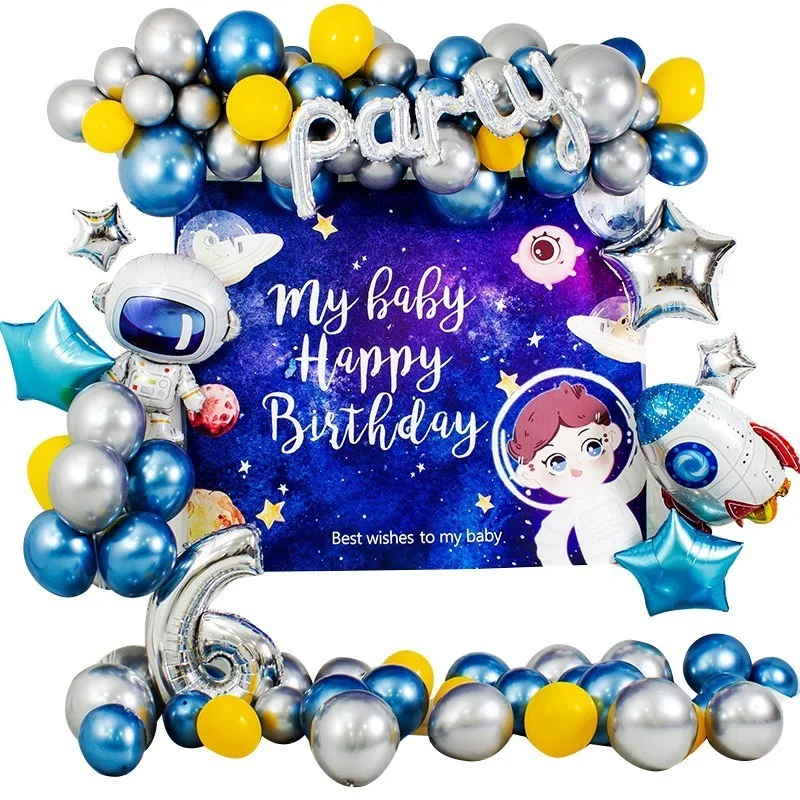 Robot Foil Balloon Outer Space Party Astronaut Balloons 1st Birthday Party Decorations Kids Galaxy Moon Planet Explore Boys Toys
Robot Foil Balloon Outer Space Party Astronaut Balloons 1st Birthday Party Decorations Kids Galaxy Moon Planet Explore Boys Toys