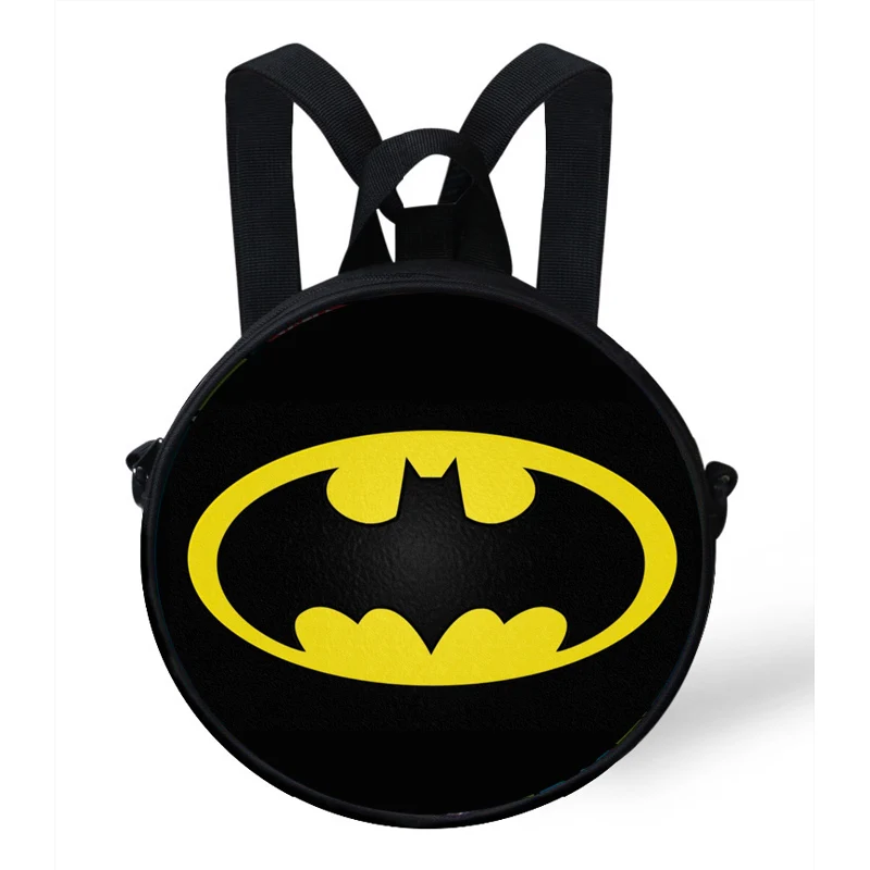 9inch Kids Character Print Round Bags For Girls Boys Batman Backpack For Children Kindergarten
9inch Kids Character Print Round Bags For Girls Boys Batman Backpack For Children Kindergarten