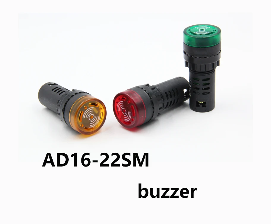 1pcs AD16-22SM Intermittent sound flash sound and light buzzer AD16-22SM alarm 22MM 12V 24V 220V
1pcs AD16-22SM Intermittent sound flash sound and light buzzer AD16-22SM alarm 22MM 12V 24V 220V
