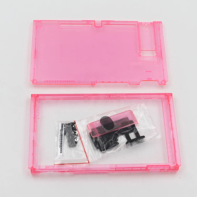 Clear Pink Upper & bottom faceplate for Nintend Switch NS Game Console case shell housing+screws
Clear Pink Upper & bottom faceplate for Nintend Switch NS Game Console case shell housing+screws