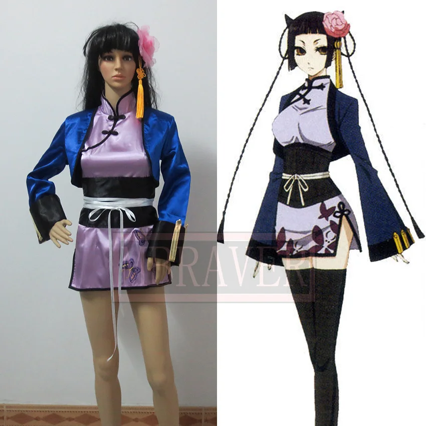New Black Butler Kuroshitsuji Ran mao Blue Cat Cheongsam Anime woman dress Cosplay Costume
New Black Butler Kuroshitsuji Ran mao Blue Cat Cheongsam Anime woman dress Cosplay Costume