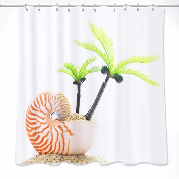 Conch & Starfish & Coconut tree Shower Curtain Natural Scenery Extra Long Waterproof Bathroom Polyester Fabric For Bathtub Decor
Conch & Starfish & Coconut tree Shower Curtain Natural Scenery Extra Long Waterproof Bathroom Polyester Fabric For Bathtub Decor