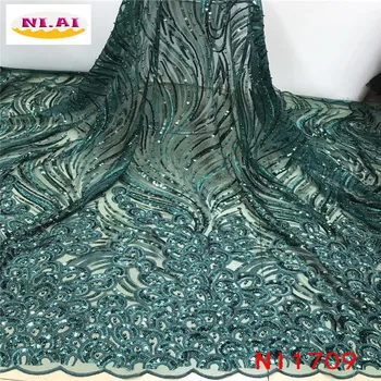 Latest Nigerian Lace Fabric Sequin Embroidery Lace Fabric 2019 High Quality African French Lace Fabric For Wedding Dress NI1709
Latest Nigerian Lace Fabric Sequin Embroidery Lace Fabric 2019 High Quality African French Lace Fabric For Wedding Dress NI1709