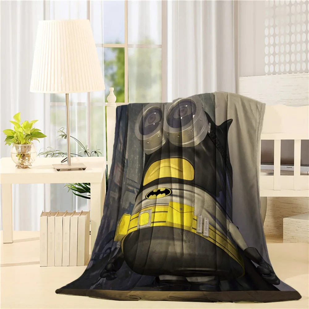 Custom Batman Despicable Me Flannel Throw Blanket Lightweight Cozy Bed Sofa Blankets Super Soft Fabric
Custom Batman Despicable Me Flannel Throw Blanket Lightweight Cozy Bed Sofa Blankets Super Soft Fabric