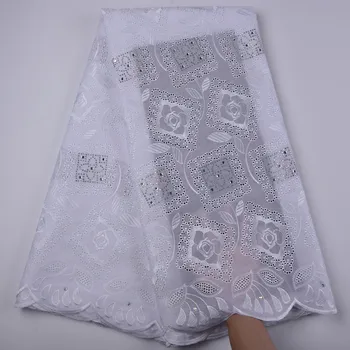 Embroidered White Swiss Voile Net Lace With Stones For Wedding Bridal Dress High Quality Swiss Cotton Lace With Stones 1339B
Embroidered White Swiss Voile Net Lace With Stones For Wedding Bridal Dress High Quality Swiss Cotton Lace With Stones 1339B