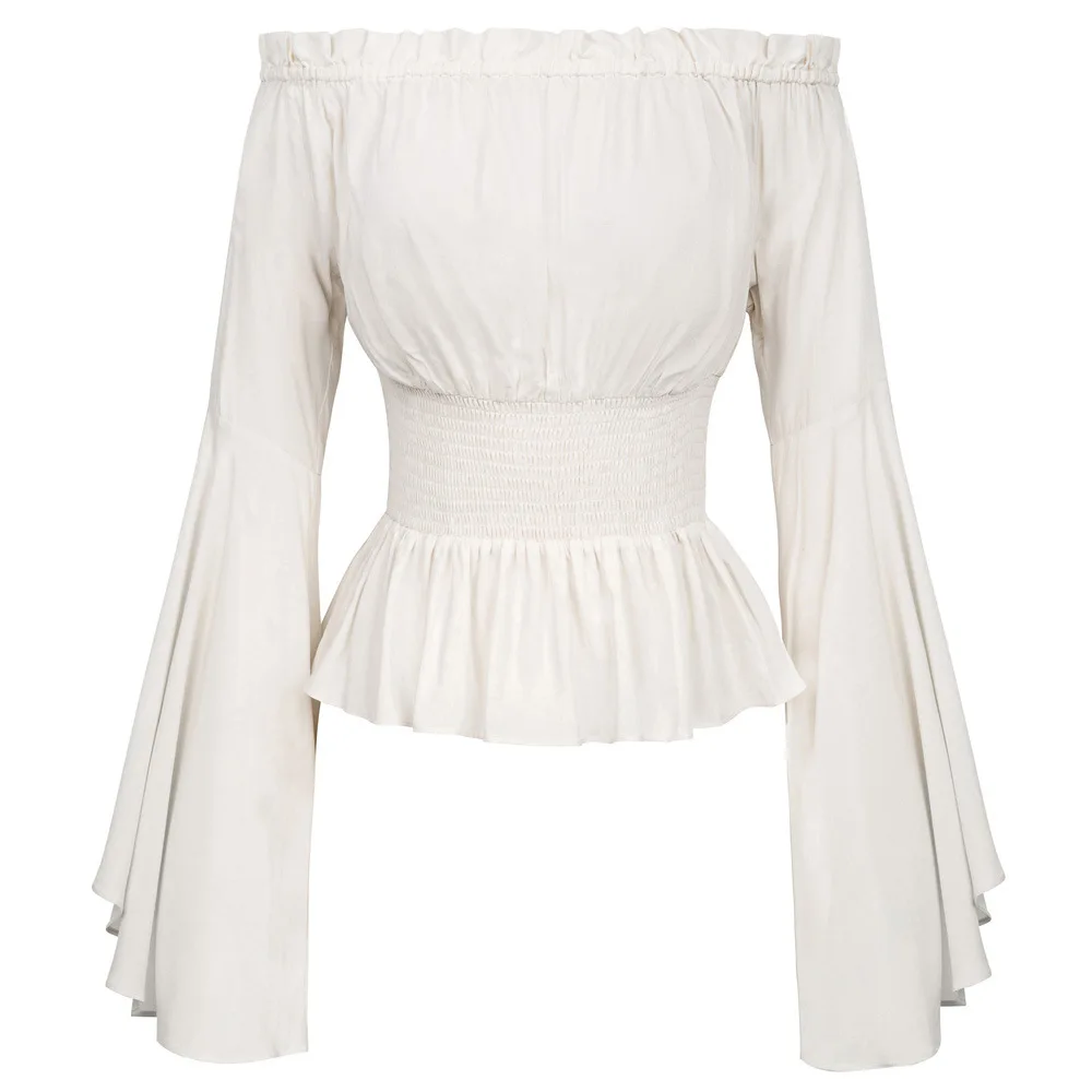 Women Girls Gothic Renaissance Victorian Chemise Shirt Medieval Retro Peasant Wench Off Shoulder Blouse Resist Top Costume
Women Girls Gothic Renaissance Victorian Chemise Shirt Medieval Retro Peasant Wench Off Shoulder Blouse Resist Top Costume