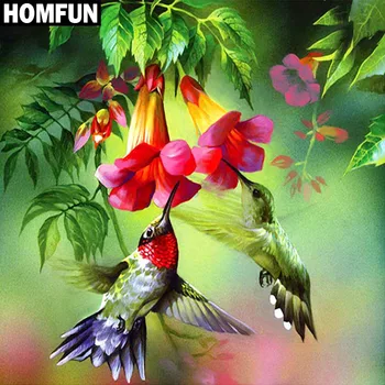 HOMFUN Full Square/Round Drill 5D DIY Diamond Painting "Lover Birds & Flowers" Embroidery Cross Stitch 5D Rhinestone Decor
HOMFUN Full Square/Round Drill 5D DIY Diamond Painting "Lover Birds & Flowers" Embroidery Cross Stitch 5D Rhinestone Decor
