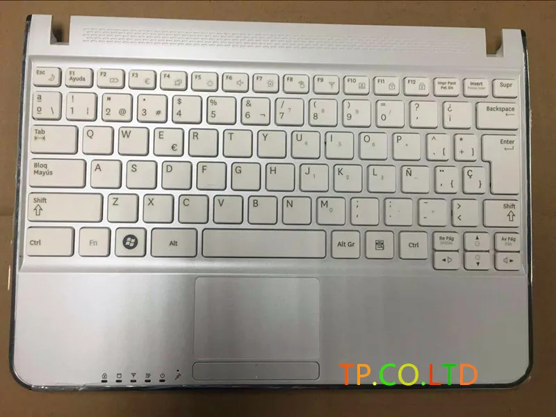 Новая пластиковая верхняя крышка для SAMSUNG N210, испанская (SP), с клавиатурой и сенсорной панелью, белая, как на фото, и в качестве фото
Новая пластиковая верхняя крышка для SAMSUNG N210, испанская (SP), с клавиатурой и сенсорной панелью, белая, как на фото, и в качестве фото