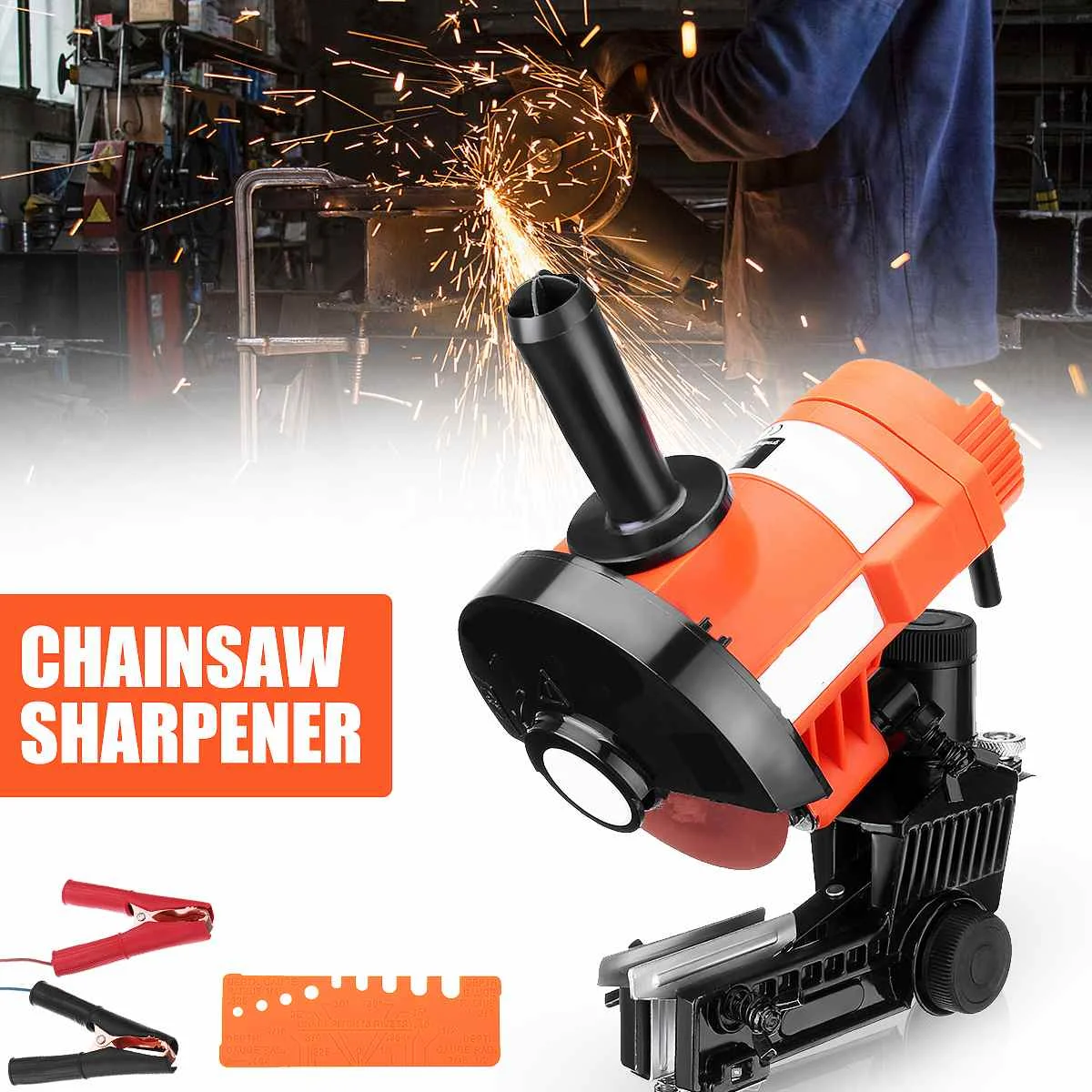 12V 85W Bar Mounted Electric Chainsaw Saw Blade Sharpener Grinder Set 4500RPM Chain Saw Woodworking Power Tool
12V 85W Bar Mounted Electric Chainsaw Saw Blade Sharpener Grinder Set 4500RPM Chain Saw Woodworking Power Tool