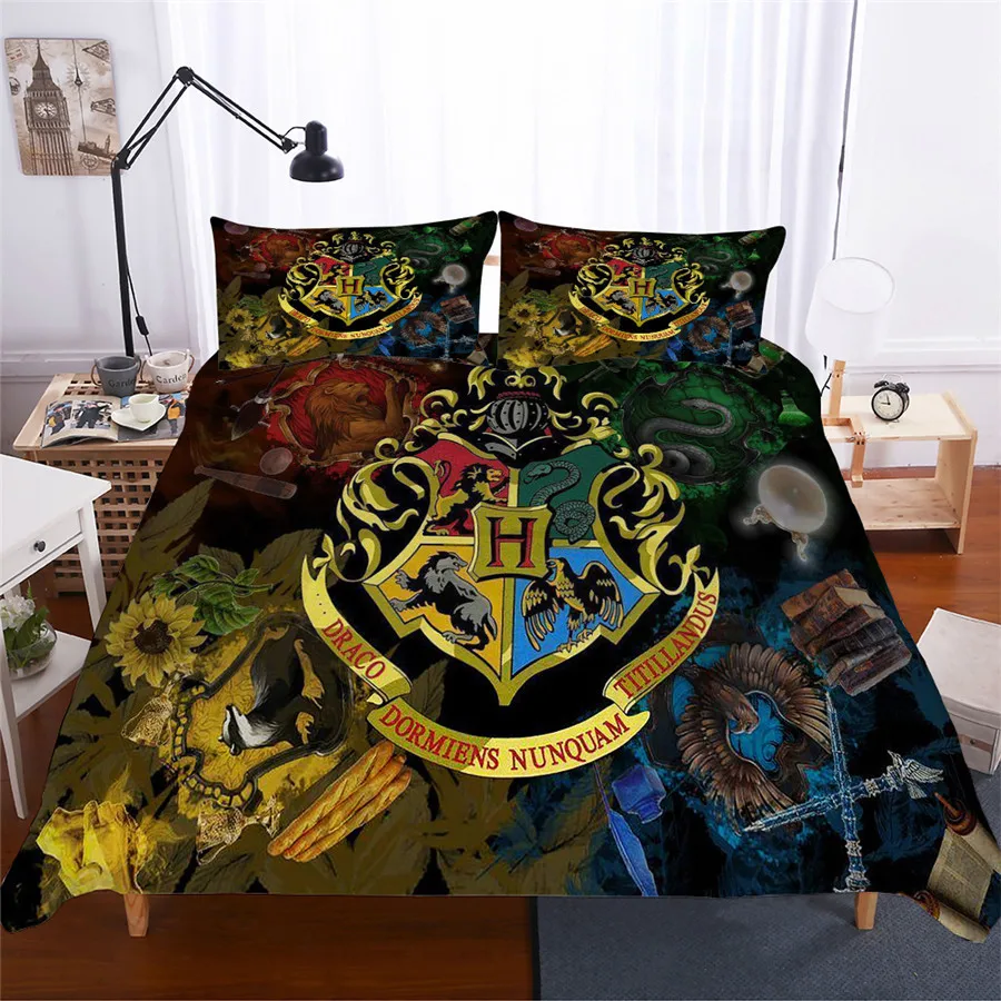 HELENGILI 3D Bedding Set Harry Potter Print Duvet Cover Set Bedcloth with Pillowcase Bed Set Home Textiles #HLBT-14
HELENGILI 3D Bedding Set Harry Potter Print Duvet Cover Set Bedcloth with Pillowcase Bed Set Home Textiles #HLBT-14