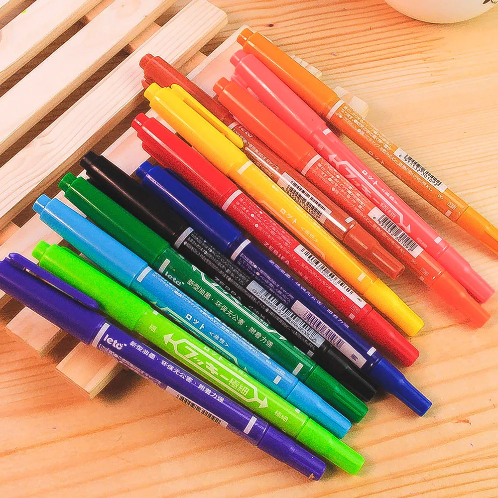 12 Colors Double Headed Marker Pen Oil Markers Fineliners Color Line Art Painting Writing Pens Double Head Graffiti Wholesale
12 Colors Double Headed Marker Pen Oil Markers Fineliners Color Line Art Painting Writing Pens Double Head Graffiti Wholesale
