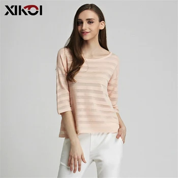 Summer Women Knitted Sweater Shirt Pullovers Perspective O-Neck Half Sleeve Loose Thin Sweaters Jumpers Female Sweaters
Summer Women Knitted Sweater Shirt Pullovers Perspective O-Neck Half Sleeve Loose Thin Sweaters Jumpers Female Sweaters