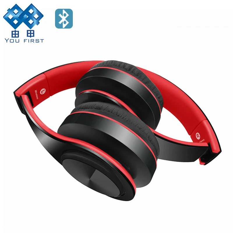YOU FIRST Foldable Wireless Bluetooth Headphones Sport Stereo Headphone Bluetooth Noise Cancelling Headset With Microphone
YOU FIRST Foldable Wireless Bluetooth Headphones Sport Stereo Headphone Bluetooth Noise Cancelling Headset With Microphone