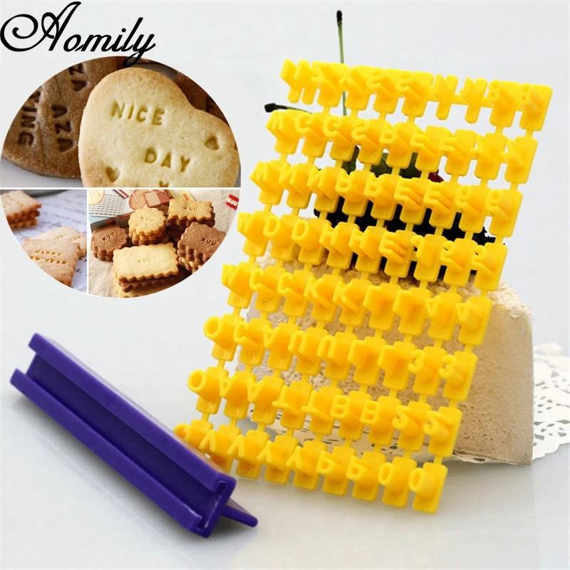 Aomily English Letter Numbers Cookie Mould Cutter Set Chocolate Fondant Cake Baking Tool Birthday Biscuit Sugarcraft Press Set
Aomily English Letter Numbers Cookie Mould Cutter Set Chocolate Fondant Cake Baking Tool Birthday Biscuit Sugarcraft Press Set