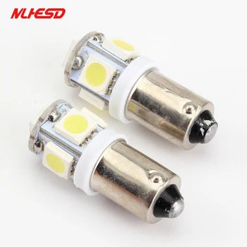 10PCS Car Interior LED Light Bulbs BA9S 5050 5SMD 5 smd 6V/6.3V/12V/24V Super Bright Reading Light Reverse Light Car Bulbs
10PCS Car Interior LED Light Bulbs BA9S 5050 5SMD 5 smd 6V/6.3V/12V/24V Super Bright Reading Light Reverse Light Car Bulbs