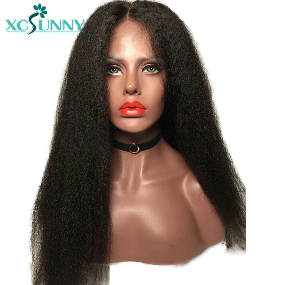 Kinky Straight Lace Front Wig Human Hair 13x6 Lace Frontal Peruvian Remy Hair Wigs With Baby Hair Preplucked For Women xcsunny
Kinky Straight Lace Front Wig Human Hair 13x6 Lace Frontal Peruvian Remy Hair Wigs With Baby Hair Preplucked For Women xcsunny