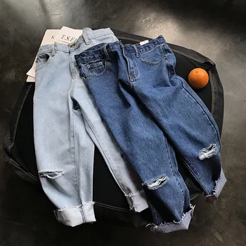 Autumn And Winter New Men's Fashion Personality Casual Jeans Youth Temperament Wild Cotton Solid Color Trousers Hole Large Size
Autumn And Winter New Men's Fashion Personality Casual Jeans Youth Temperament Wild Cotton Solid Color Trousers Hole Large Size