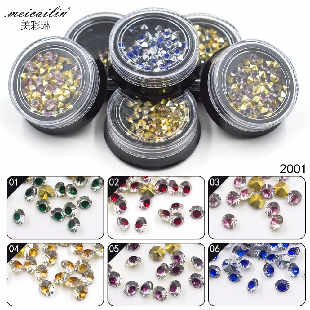 Meicailin New Patterns Crystal Nail Rhinestones for Nails Sharp Bottom 3D DIY Nail Art Decoration Manicure Pedicure Gel Design
Meicailin New Patterns Crystal Nail Rhinestones for Nails Sharp Bottom 3D DIY Nail Art Decoration Manicure Pedicure Gel Design