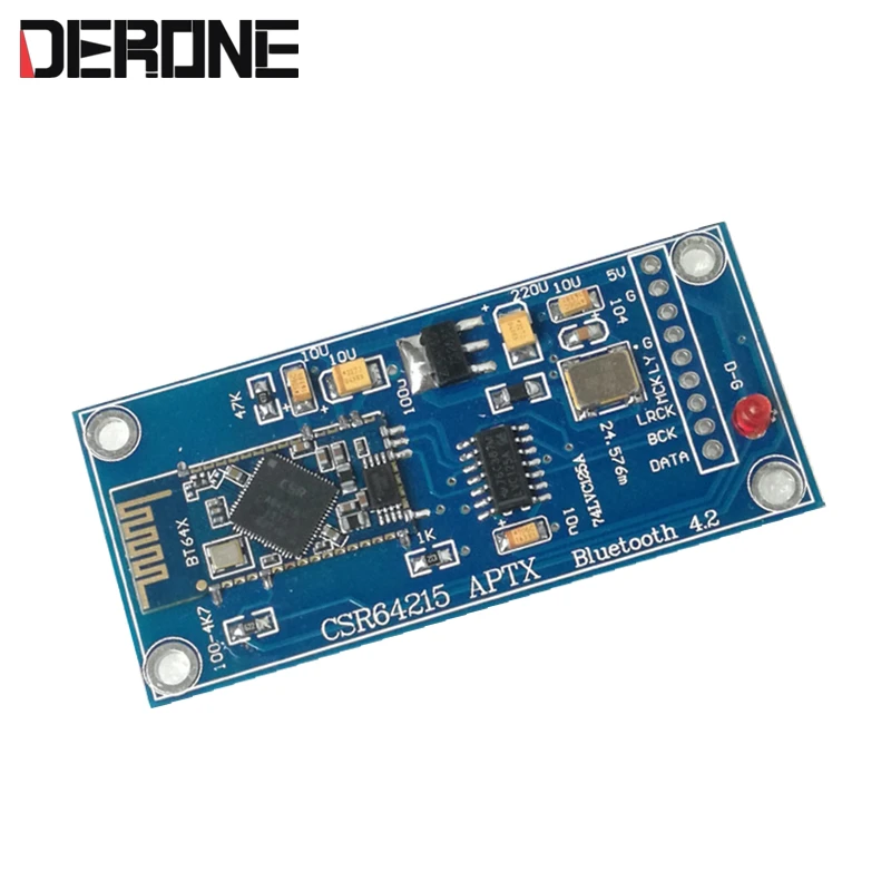 Bluetooth to I2S audio receiver Board For DAC ES9018 ES9028 ES9038 decoder Amplifier CSR64215 supports APTX wireless module
Bluetooth to I2S audio receiver Board For DAC ES9018 ES9028 ES9038 decoder Amplifier CSR64215 supports APTX wireless module