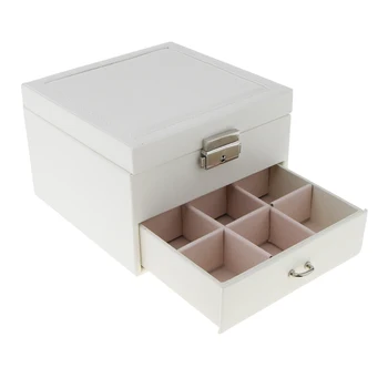 White Jewelry Glass Box Necklace Earring Ring Cosmetic Makeup Storage Case Display
White Jewelry Glass Box Necklace Earring Ring Cosmetic Makeup Storage Case Display
