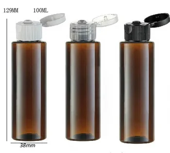 20 x 100ml Refillable amber pet plastic bottle 100ML Pet bottle with Small top cap 100cc Brown cream skin care shampoo bottle
20 x 100ml Refillable amber pet plastic bottle 100ML Pet bottle with Small top cap 100cc Brown cream skin care shampoo bottle