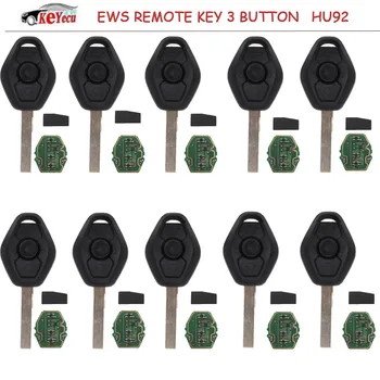KEYECU 10PCS Replacement Remote Head Chip Key Keyless Entry 3 Button FOB Transmitter Diamond Shaped for BMW E39 E46 E60 E61 E85
KEYECU 10PCS Replacement Remote Head Chip Key Keyless Entry 3 Button FOB Transmitter Diamond Shaped for BMW E39 E46 E60 E61 E85