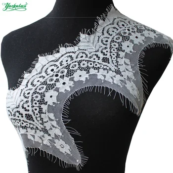 YACKALASI Soft Knitted Eyelash Lace Fabrics Shiny 100% Nylon Underwear Lace Black And White Trims 20CM Wid*290CM #16
YACKALASI Soft Knitted Eyelash Lace Fabrics Shiny 100% Nylon Underwear Lace Black And White Trims 20CM Wid*290CM #16