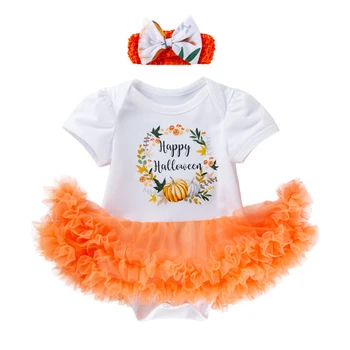 Pumpkin Baby Halloween Costumes Orange Summer Newborn Baby Girl Clothing Cotton Casual Clothes Ruffle Short Sleeve Romper Dress
Pumpkin Baby Halloween Costumes Orange Summer Newborn Baby Girl Clothing Cotton Casual Clothes Ruffle Short Sleeve Romper Dress